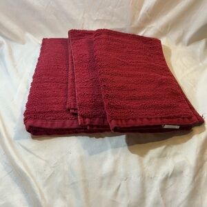 Mainstays Red Sedona Cotton Towels